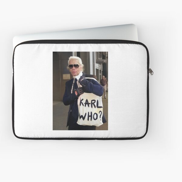 Karl Lagerfeld K/Klassik Laptop Sleeve ($115) ❤ liked on Polyvore featuring  accessories, tech accessories, qu…