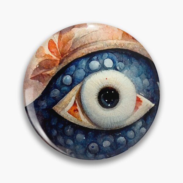 Artikelvorschau, Evil Eye Watercolor entworfen und verkauft von deificusArt.