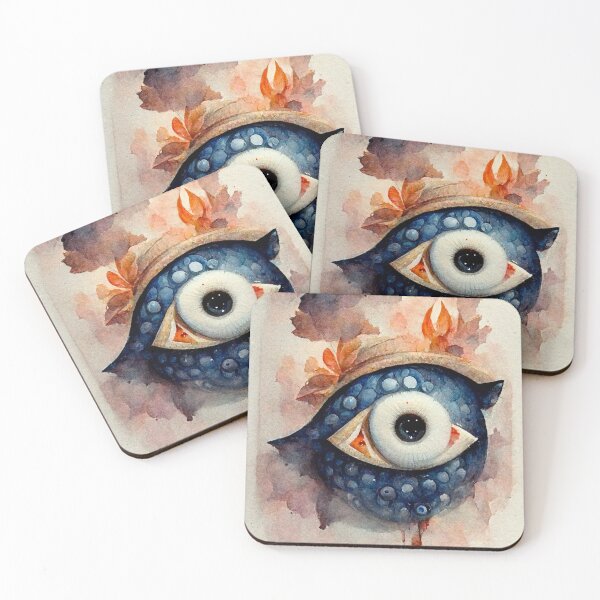 Artikelvorschau, Evil Eye Watercolor entworfen und verkauft von deificusArt.