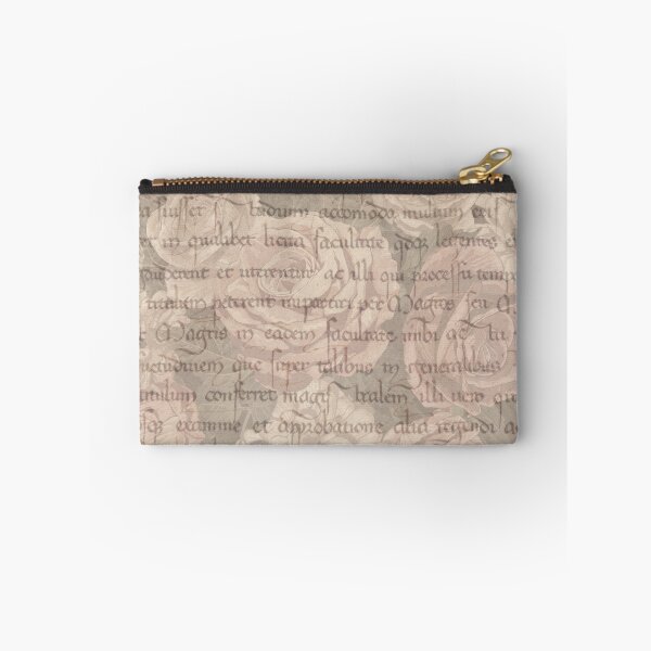 Item preview, dark vintage floral book page designed and sold by Beeroclock.
