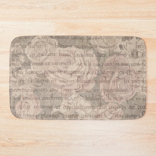 Item preview, dark vintage floral book page designed and sold by Beeroclock.