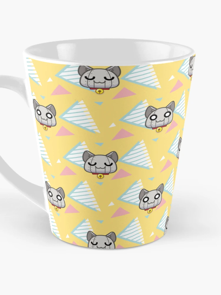 Thumbnail 3 of 4, Coffee Mug, Bot pattern - Yellow designed and sold by RafaLagoon.