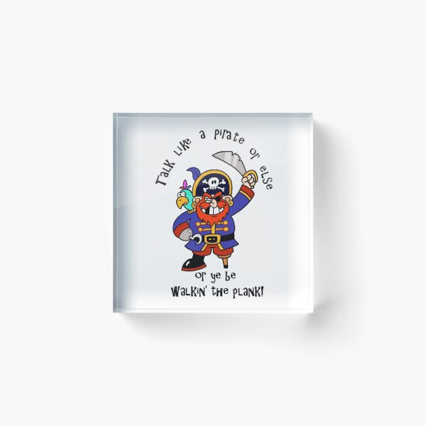 Item preview, Cartoon Pirate with Peg Leg & Parrot designed and sold by Gravityx9.