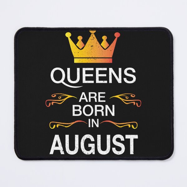 Item preview, Queens are born in August Vintage – August birthday Quotes designed and sold by BahaaIB.