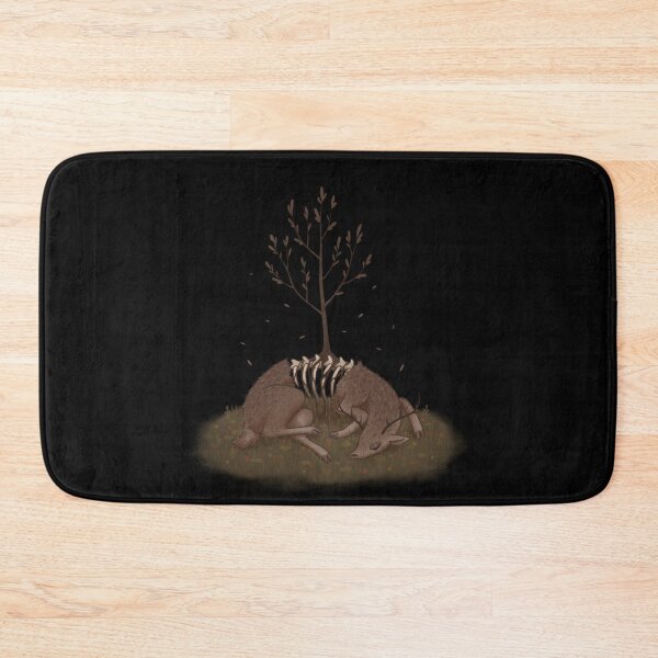 Item preview, Sleeping Deer Sprouts Tree designed and sold by HuntingForTeeth.