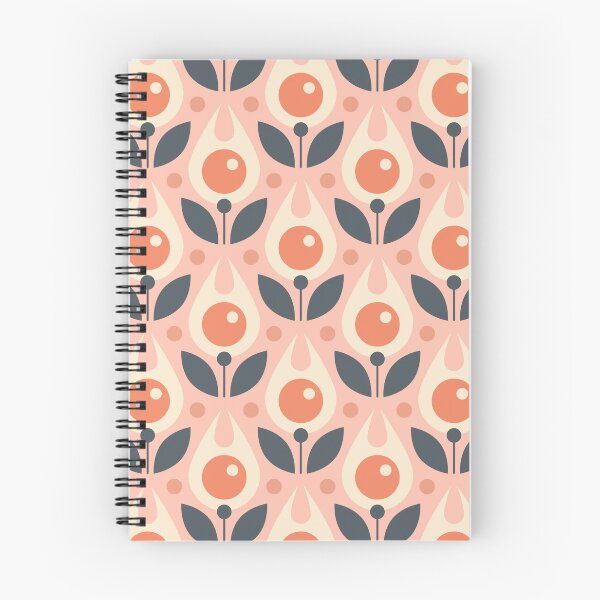 Item preview, 1070 - abstract retro flowers, pink designed and sold by RouCouCou.