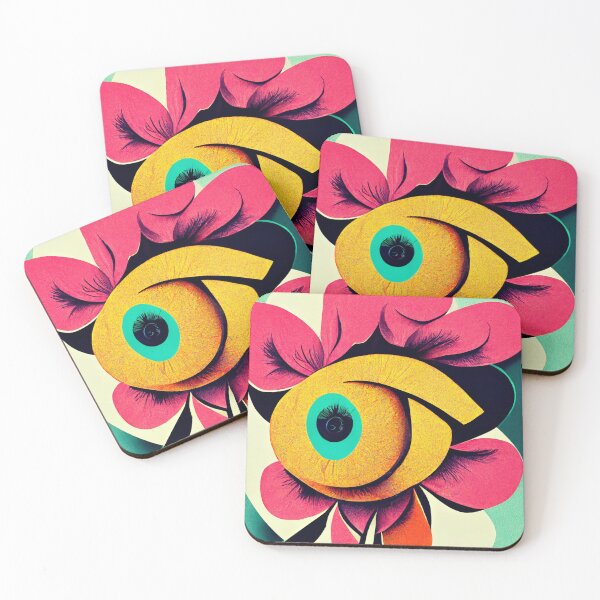 Artikelvorschau, Pop Art Eye Flower entworfen und verkauft von deificusArt.