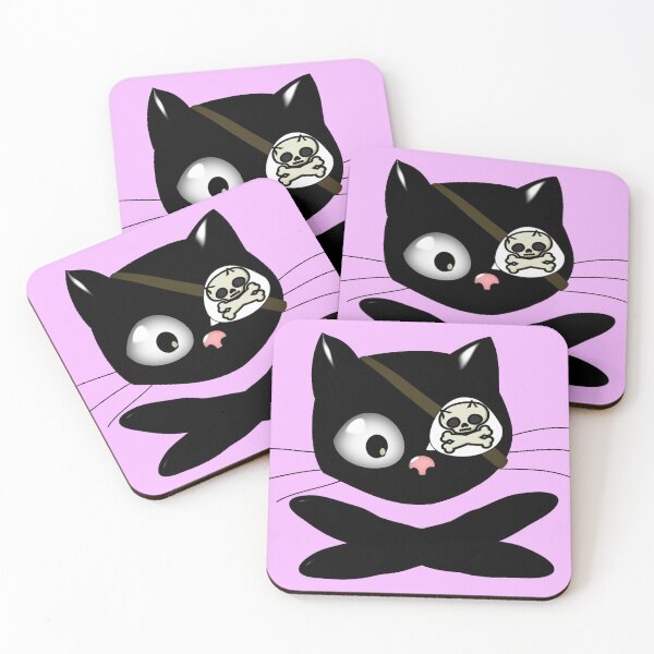 Item preview, Pirate Kitty with Eye Patch designed and sold by Gravityx9.
