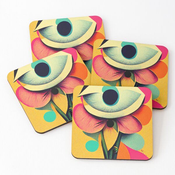Artikelvorschau, Pop Art Eye Flower entworfen und verkauft von deificusArt.