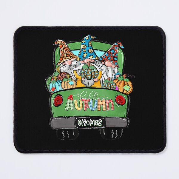 Item preview, Hello Autumn Truck Gnomes Pumpkin Fall Leaves Thanksgiving designed and sold by Miriam Brayan.