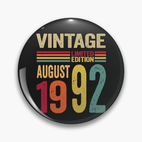 Item preview, 30 Years Old Gifts Vintage August 1992 - 30th Birthday gift designed and sold by BahaaIB.