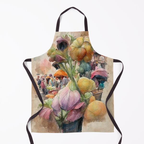 Item preview, Abstract Flower Market Watercolor designed and sold by deificusArt.