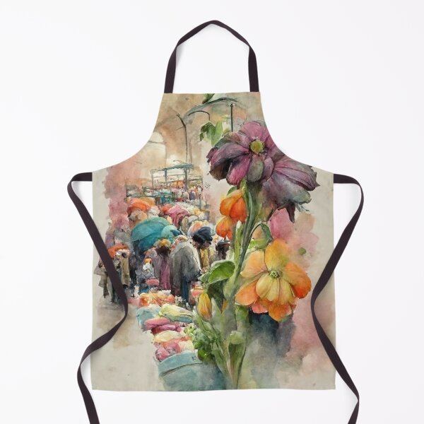 Item preview, Abstract Flower Market Watercolor designed and sold by deificusArt.