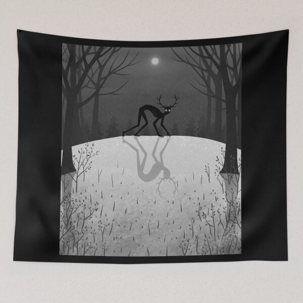 Item preview, Curious Wendigo designed and sold by HuntingForTeeth.