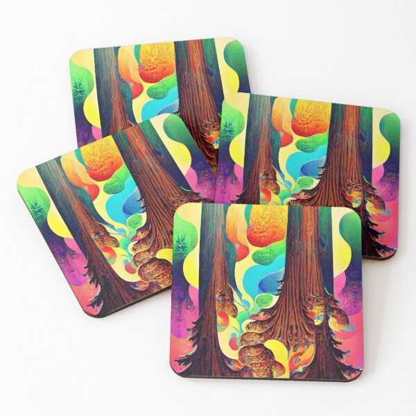 Item preview, Psychedelic Giant Sequoias designed and sold by deificusArt.