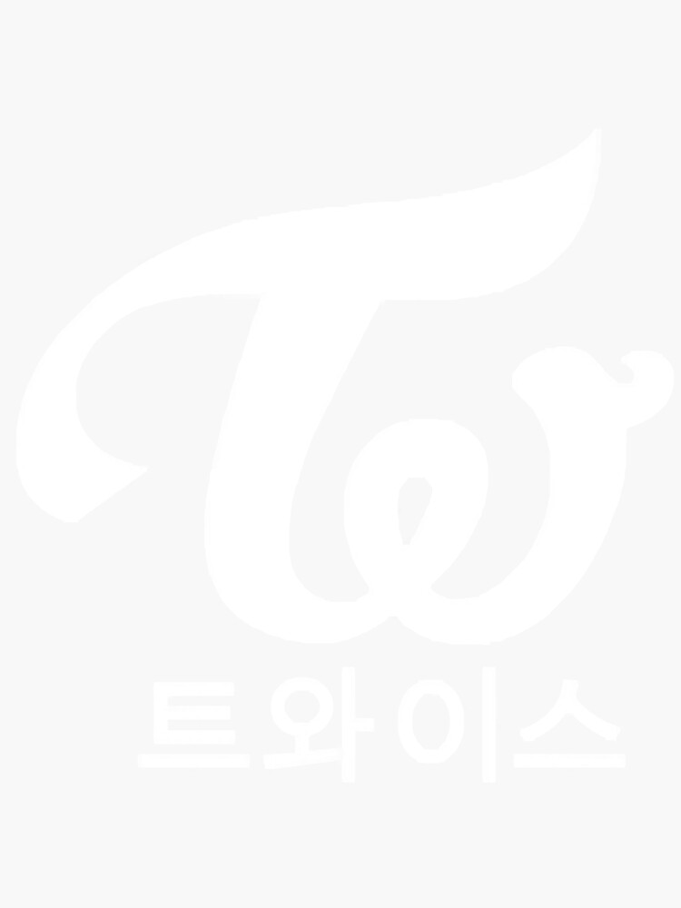 Twice Kpop Logo Hangul Sticker For Sale By Sherryhalld Redbubble