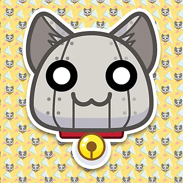 Artwork thumbnail, Bot pattern - Yellow by RafaLagoon