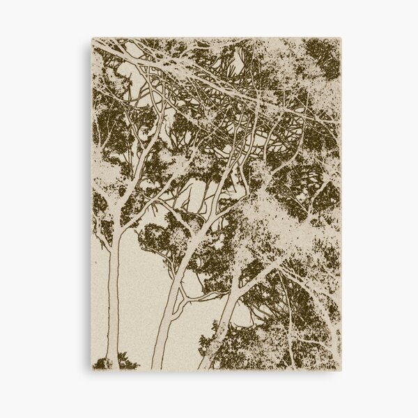 Sepia Trees - An Autumn Odyssey Canvas Print