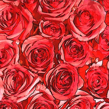 Artwork thumbnail, Red Roses by GriffinJDesigns