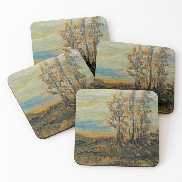 Item preview, Landscape painting painting Early autumn, designed and sold by Anke Franikowski.