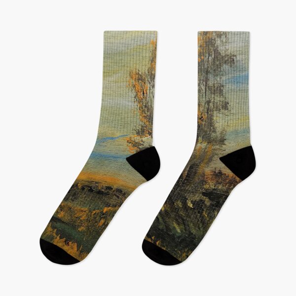 Item preview, Landscape painting painting Early autumn, designed and sold by Anke Franikowski.