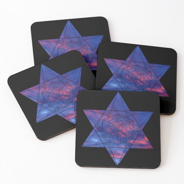Item preview, Dark Red Blue Sky Dodecahedron Stand Alone Complex designed and sold by createVisions.