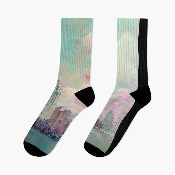 Item preview, New York in Pastel Watercolor designed and sold by deificusArt.
