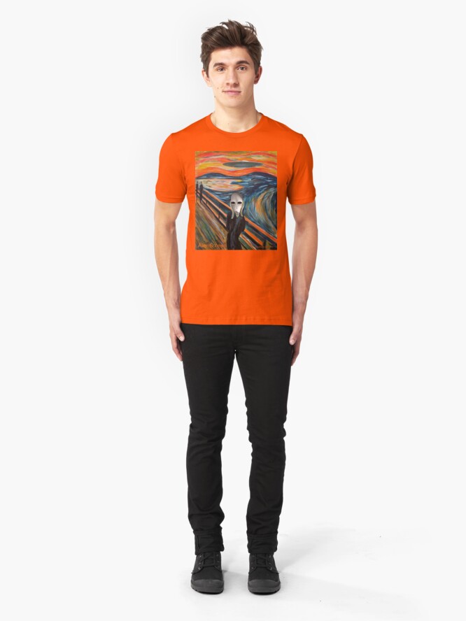 Alternate view of Alien Scream Slim Fit T-Shirt