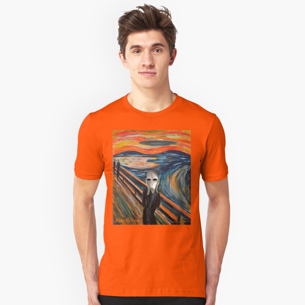 Alien Scream Slim Fit T-Shirt