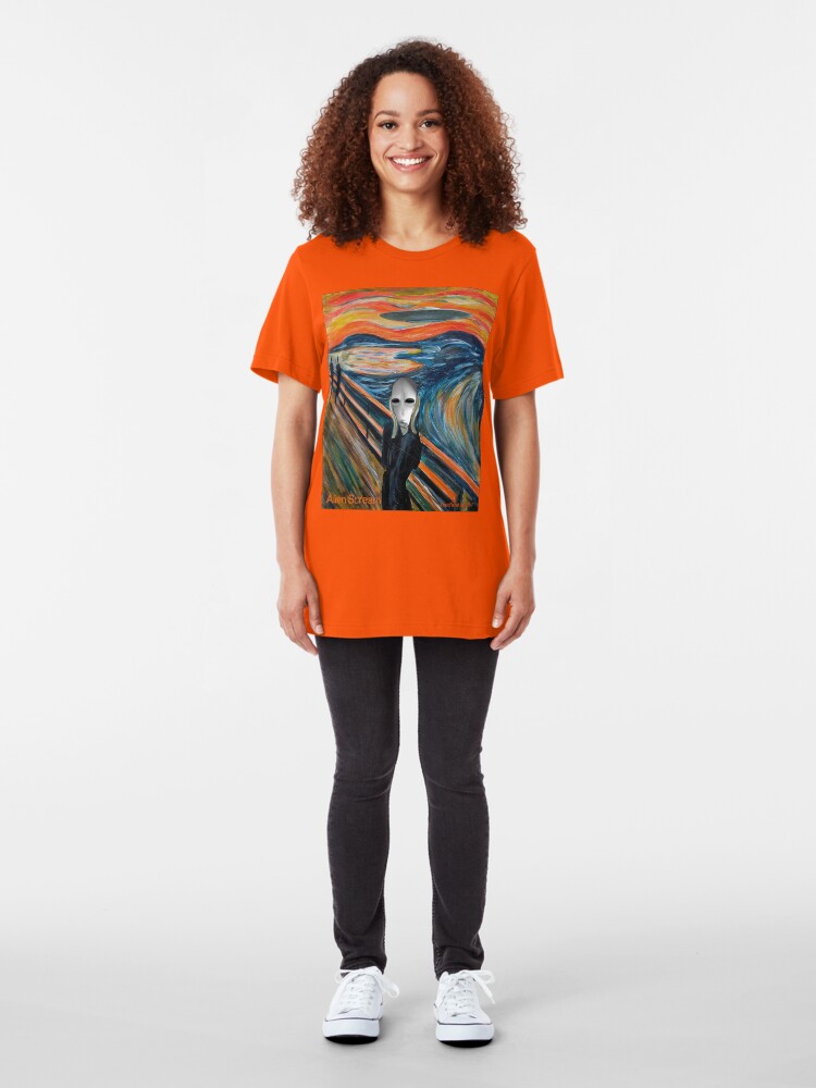 Alternate view of Alien Scream Slim Fit T-Shirt