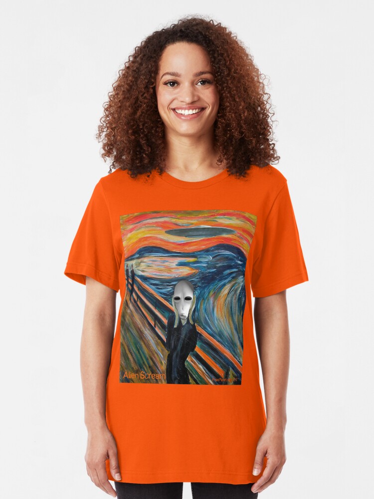 Alternate view of Alien Scream Slim Fit T-Shirt