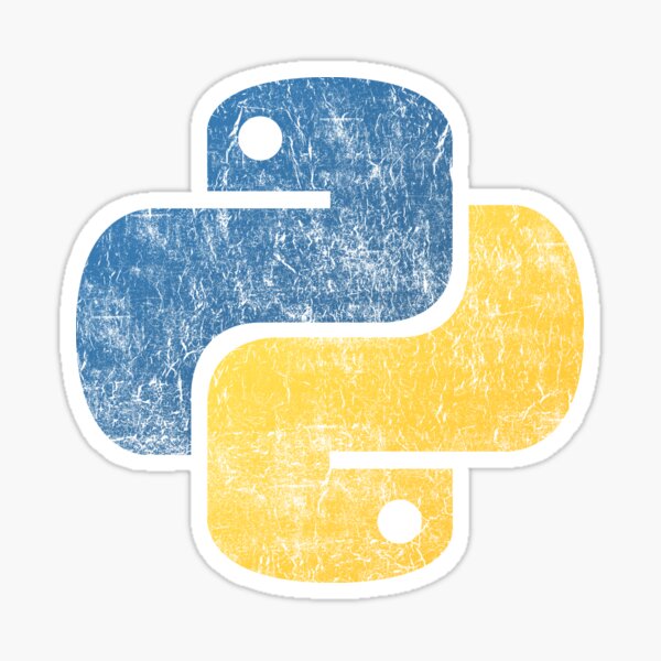 Vintage Python Sticker