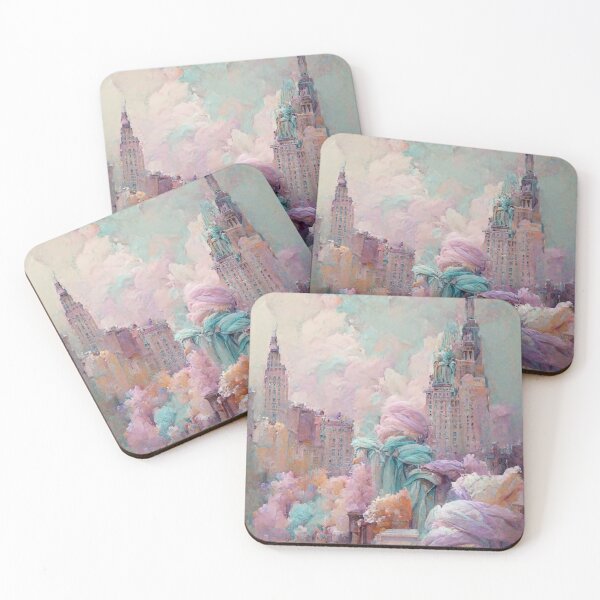 Item preview, New York in Pastel Watercolor designed and sold by deificusArt.