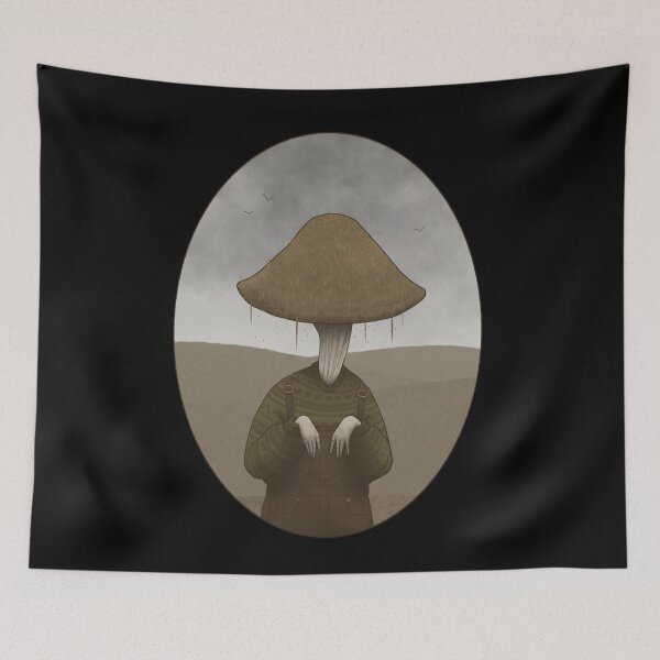 Item preview, Curious Mushroom Man designed and sold by HuntingForTeeth.