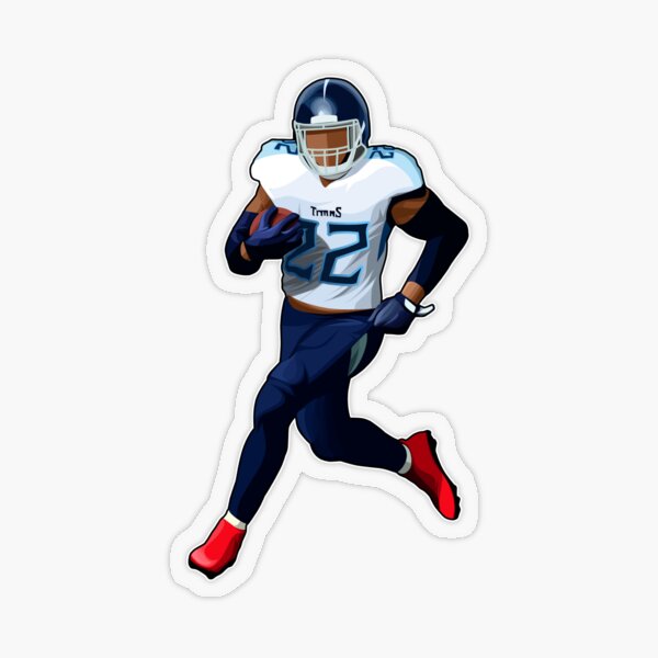 Derrick Henry #22 After Rushing Sticker for Sale by BoxPocket18