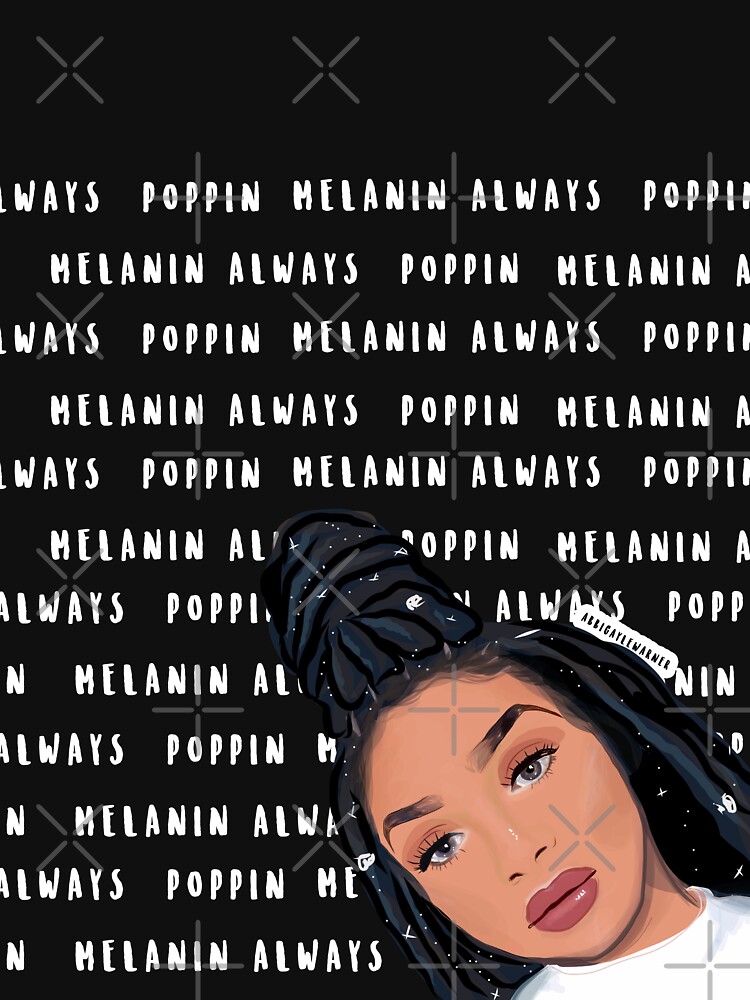 Download "Melanin Always Poppin" Pullover Hoodie by Abbigaylewarner ...