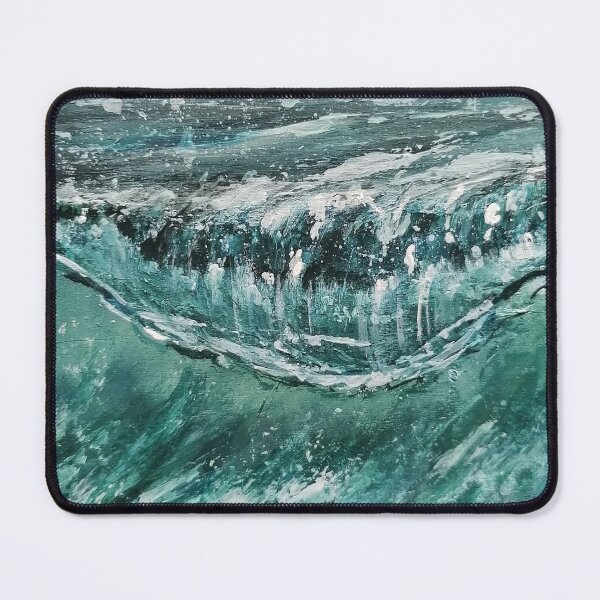 Item preview, love the sea? A painted wave with acrylic on wood designed and sold by Anke Franikowski.