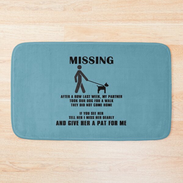 Item preview, Missing partner and dog designed and sold by Fanarchist.
