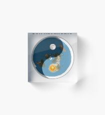 Sun Never Sets On Flat Earth Acrylic Block