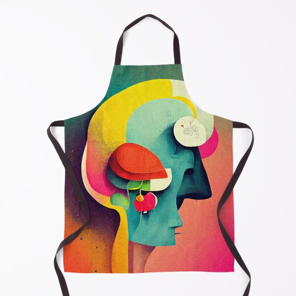 Item preview, Big Head Abstract Pop Art designed and sold by deificusArt.
