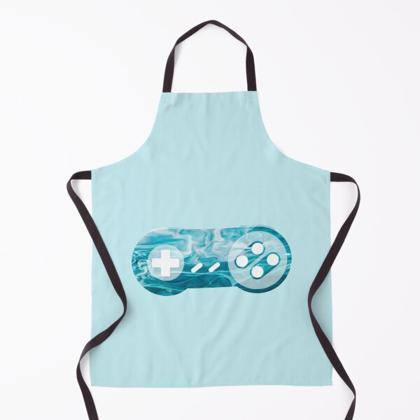 Item preview, Retro Gaming Controller 2 Blue Liquid Marble designed and sold by everything4eva.