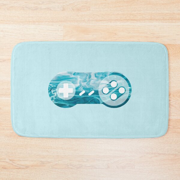 Item preview, Retro Gaming Controller 2 Blue Liquid Marble designed and sold by everything4eva.