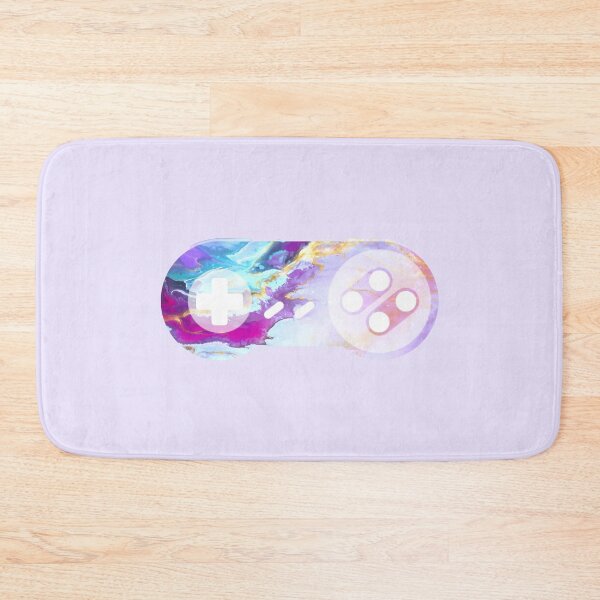 Item preview, Retro Gaming Controller 2 Psychedelic Liquid Marble Purple Blue designed and sold by everything4eva.