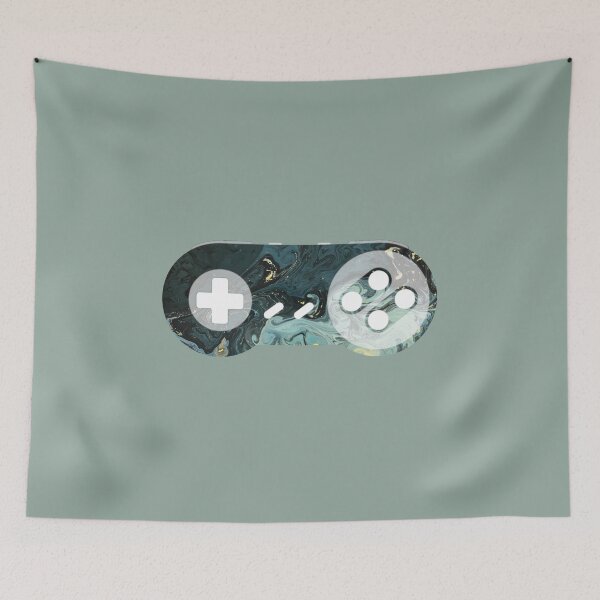 Item preview, Retro Gaming Controller 2 Liquid Marble designed and sold by everything4eva.
