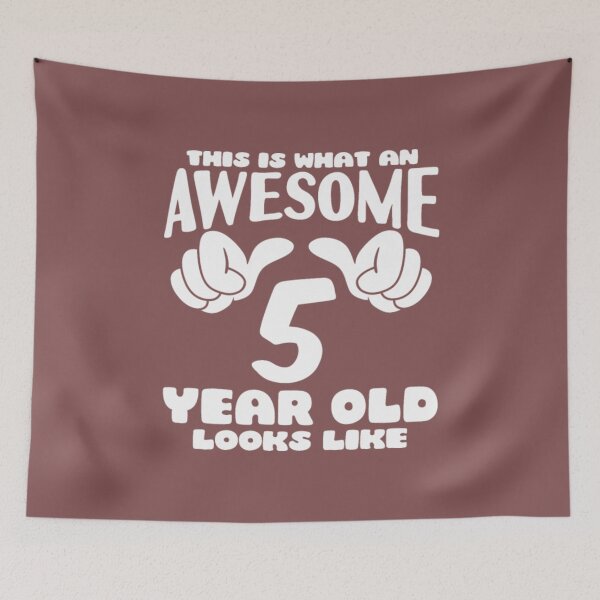 Item preview, This is what an Awesome 5 year old looks like designed and sold by LuanMau.