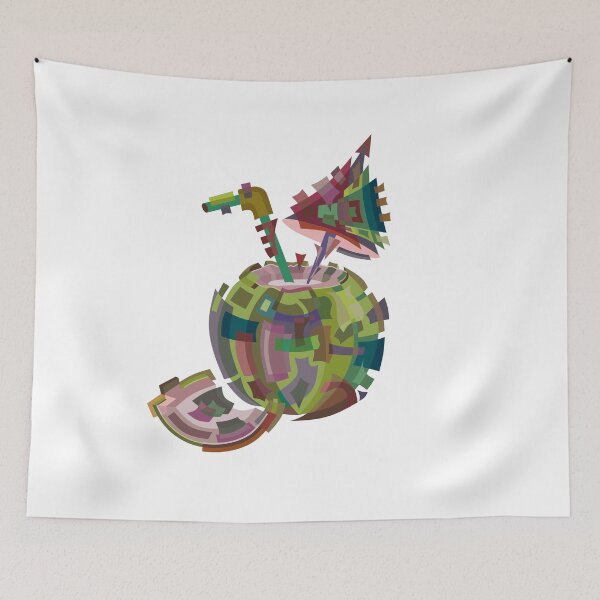 Item preview, Decorative Coconut Milk stylized art designed and sold by GREENOART.