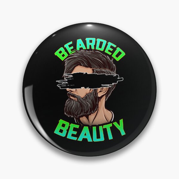 Item preview, Bearded Beauty Facial Hair Growth Men Face Style Fun Beard designed and sold by Andy8891.