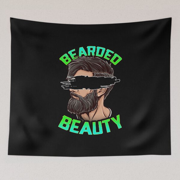 Item preview, Bearded Beauty Facial Hair Growth Men Face Style Fun Beard designed and sold by Andy8891.