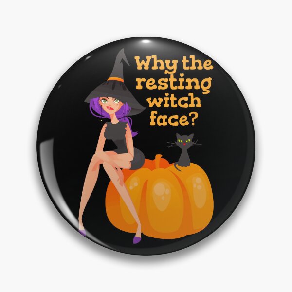 Item preview, Why The Resting Witch Face Funny Witch And Cat Design, Perfect For Halloween  designed and sold by TrulyEpoque.