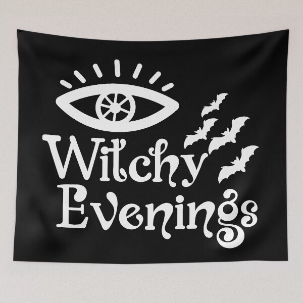 Item preview, Copy of Witchy Evenings All-Seeing Eye and Bats - Cute T-shirt Designs for wacky Halloween enthusiast designed and sold by Ridiculam Toga.